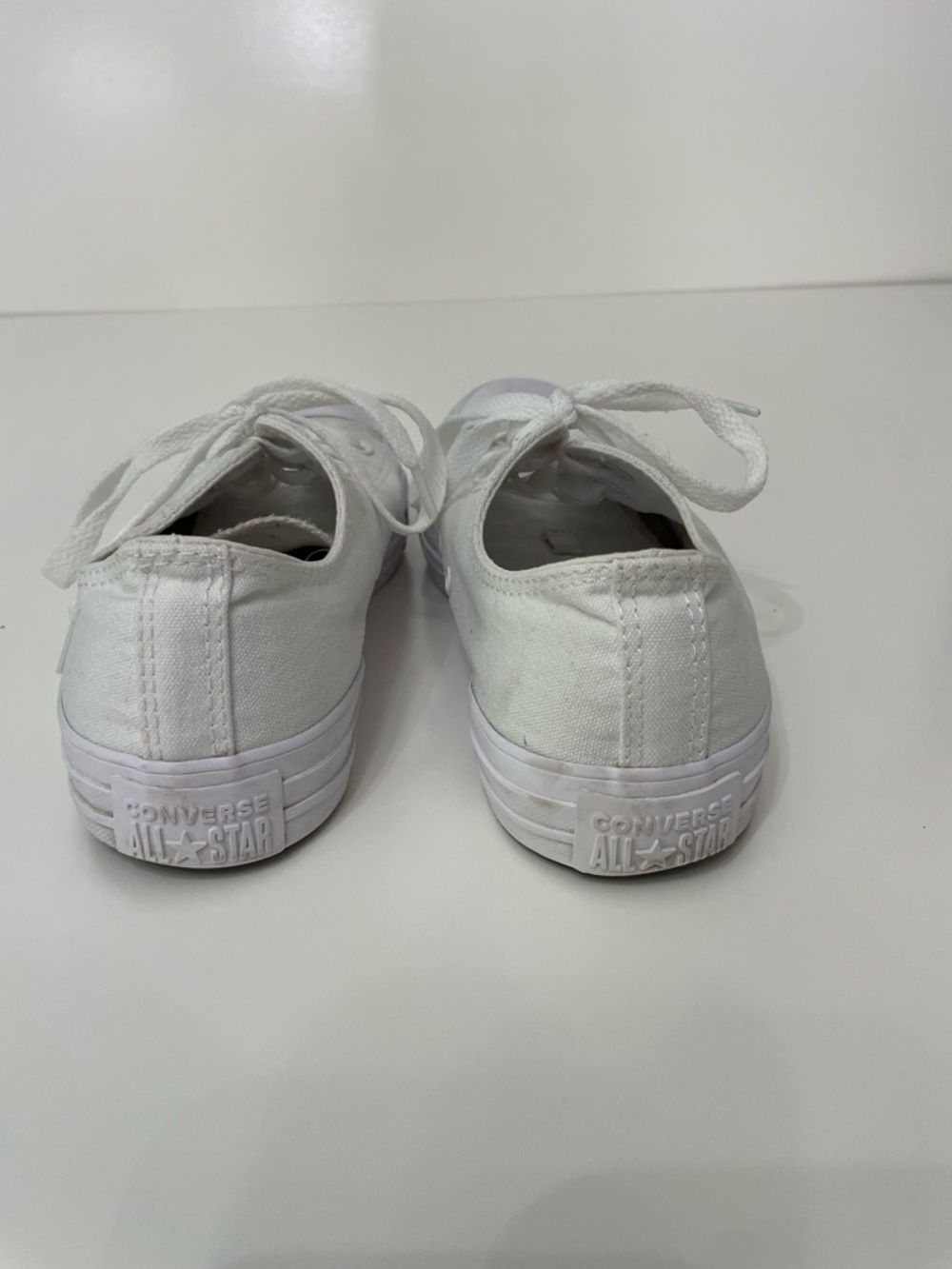 Converse All Star Chuck Taylor White Low-Top Sneakers, Men’s size 6.5, Women’s 8 - Picture 3 of 9